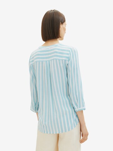 TOM TAILOR Bluse in Blau