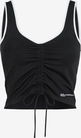 Top di KARL LAGERFELD JEANS in nero: frontale