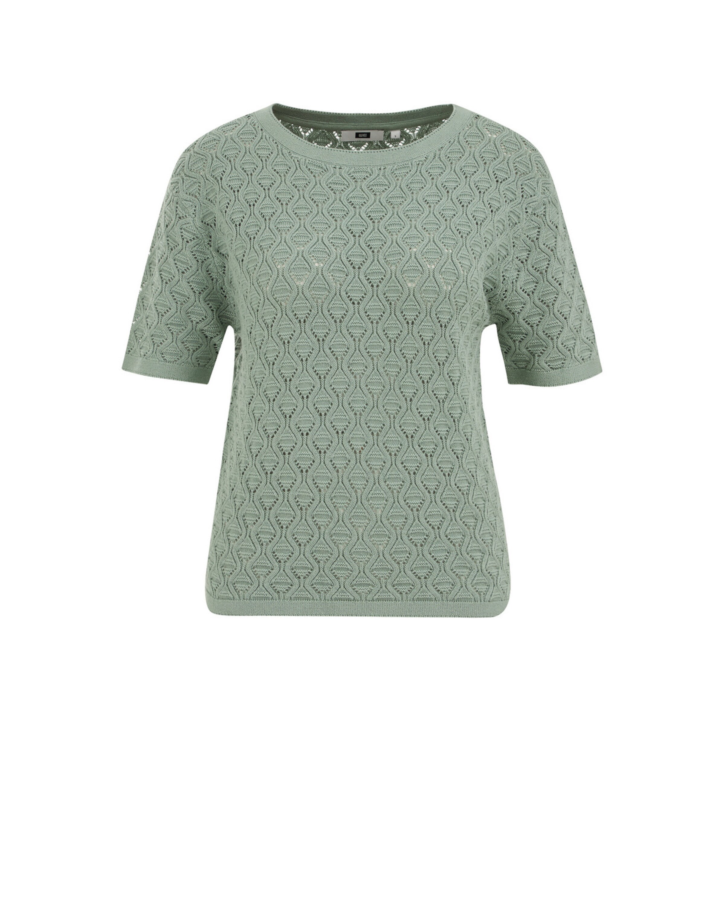 Pulover de la WE Fashion pe verde: față