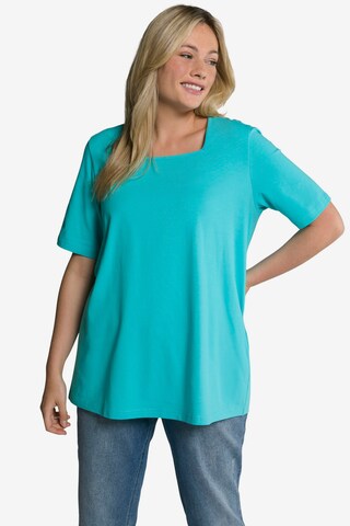 Ulla Popken Shirt '807286' in Blauw: voorkant