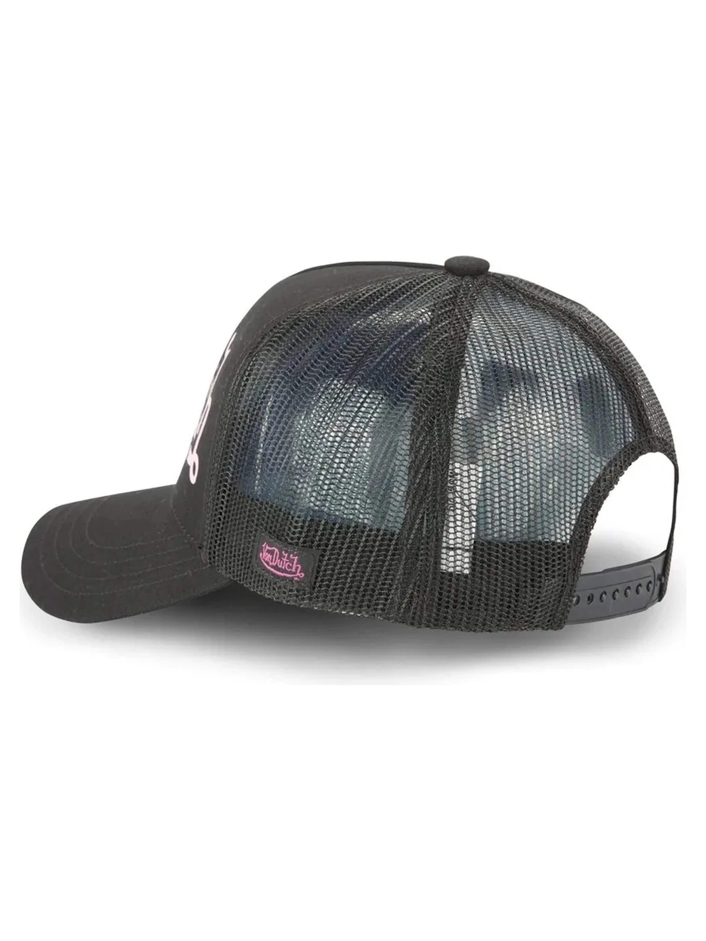 Von Dutch Kšiltovka 'Gorra von dutch negra lovu nr trucker cap' – černá