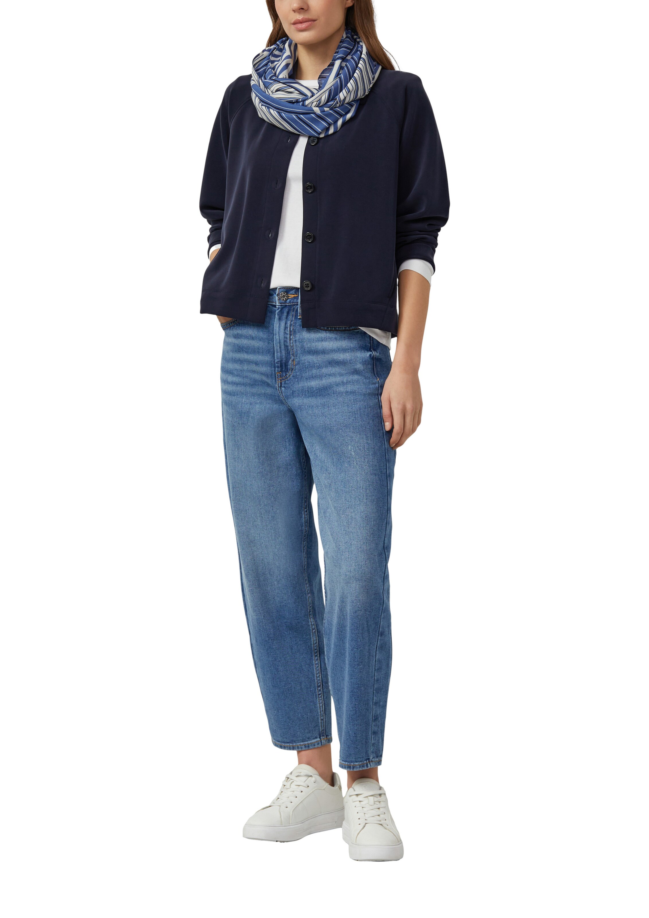 Écharpe tube s.Oliver en blanc