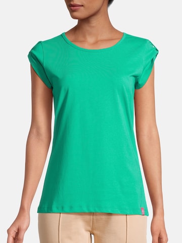 salzhaut T-Shirt 'BIIKE' in Grün