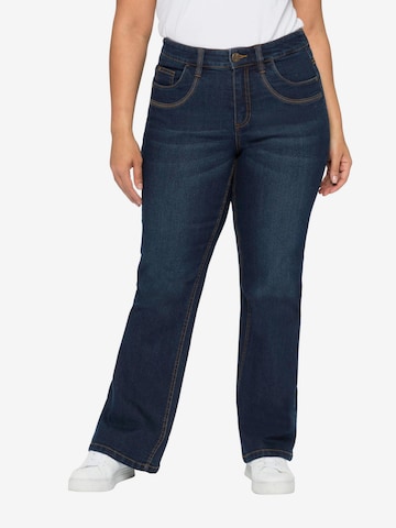 SHEEGO Boot cut Jeans in Blue: front