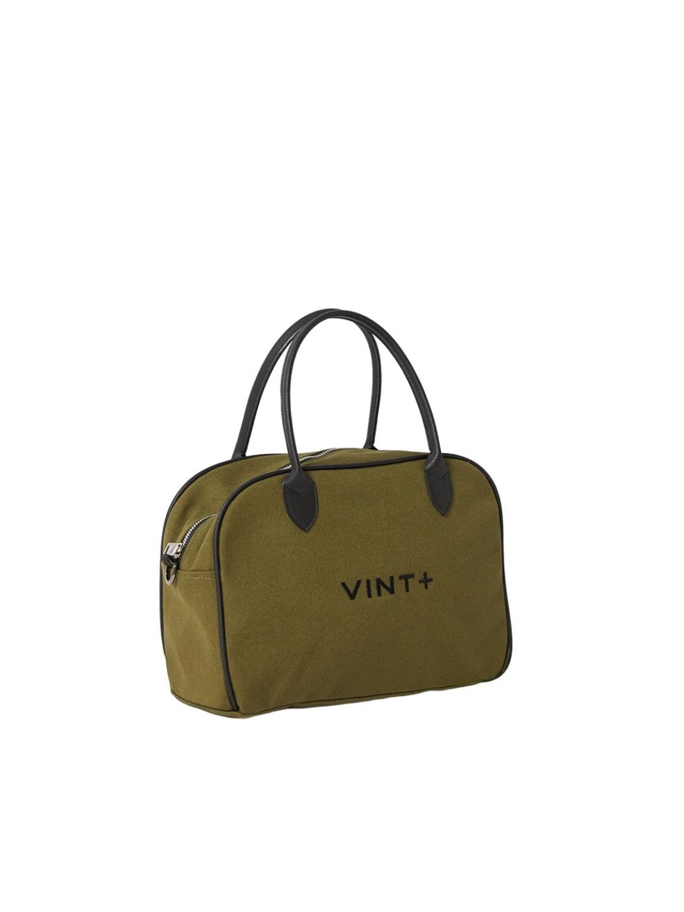 VINT+ Handbag 'Bowling Bag' in Yellow