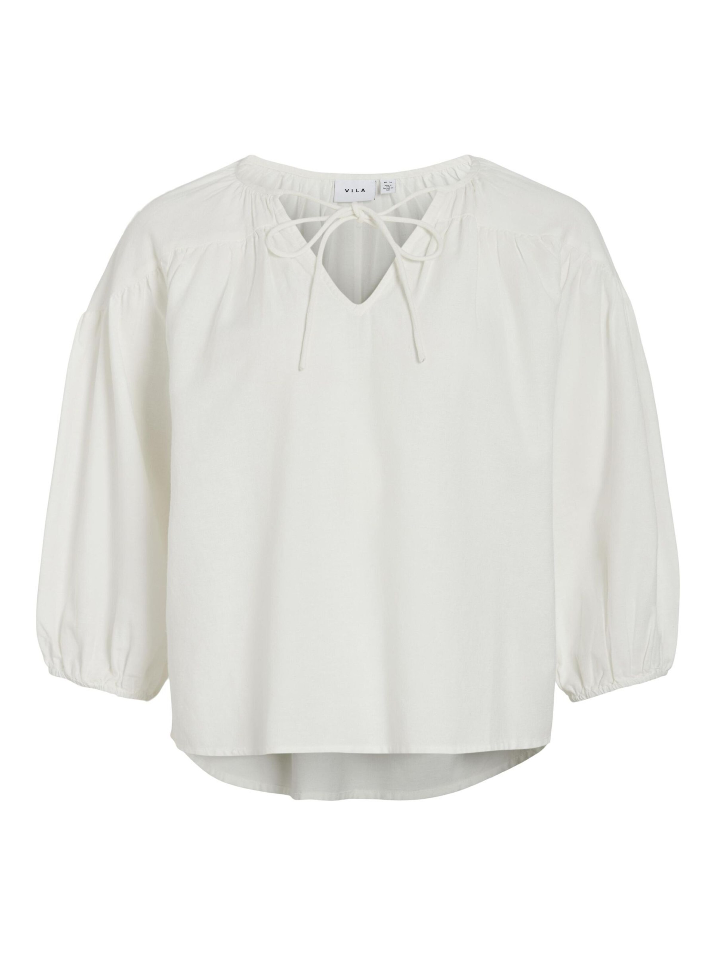 VILA - Blusa en blanco: frente