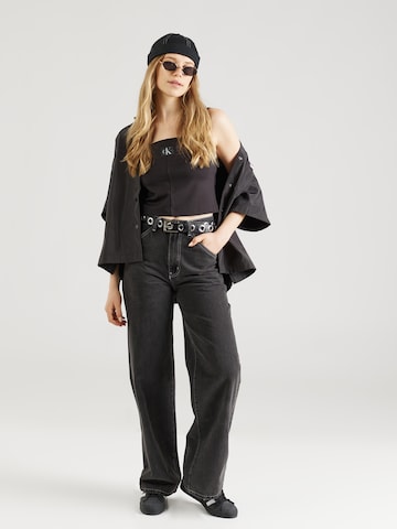 Calvin Klein Jeans Top 'MILANO' | črna barva