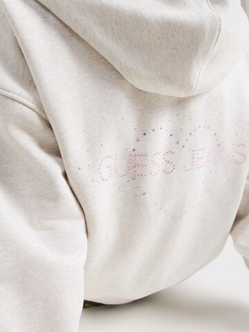 GUESS JEANS Суичъри с качулка в сиво