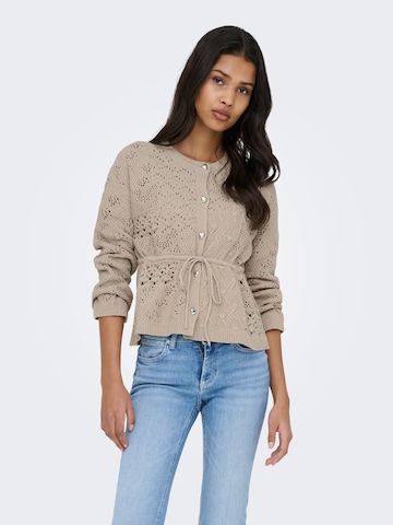 Cardigan 'ONLELKE' ONLY en gris
