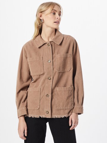 HOLLISTER Between-Season Jacket 'EMEA' in Brown: front