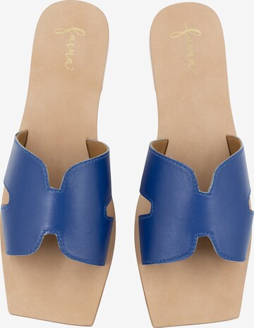 faina Pantolette in Blau