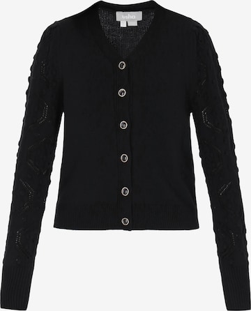 Usha - Casaco de malha em preto: frente