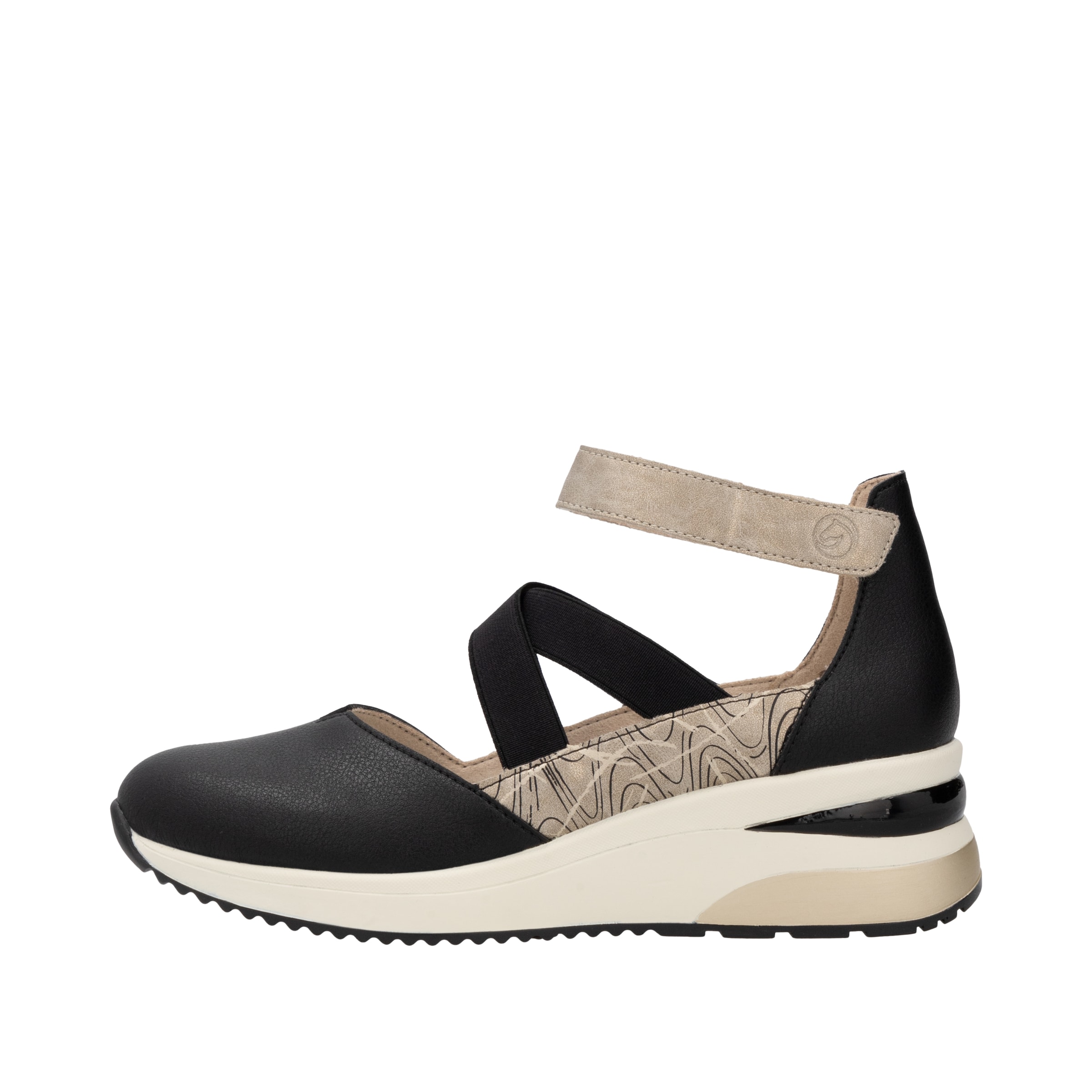 Baskets basses REMONTE en noir