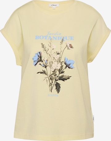 T-shirt s.Oliver en jaune : devant