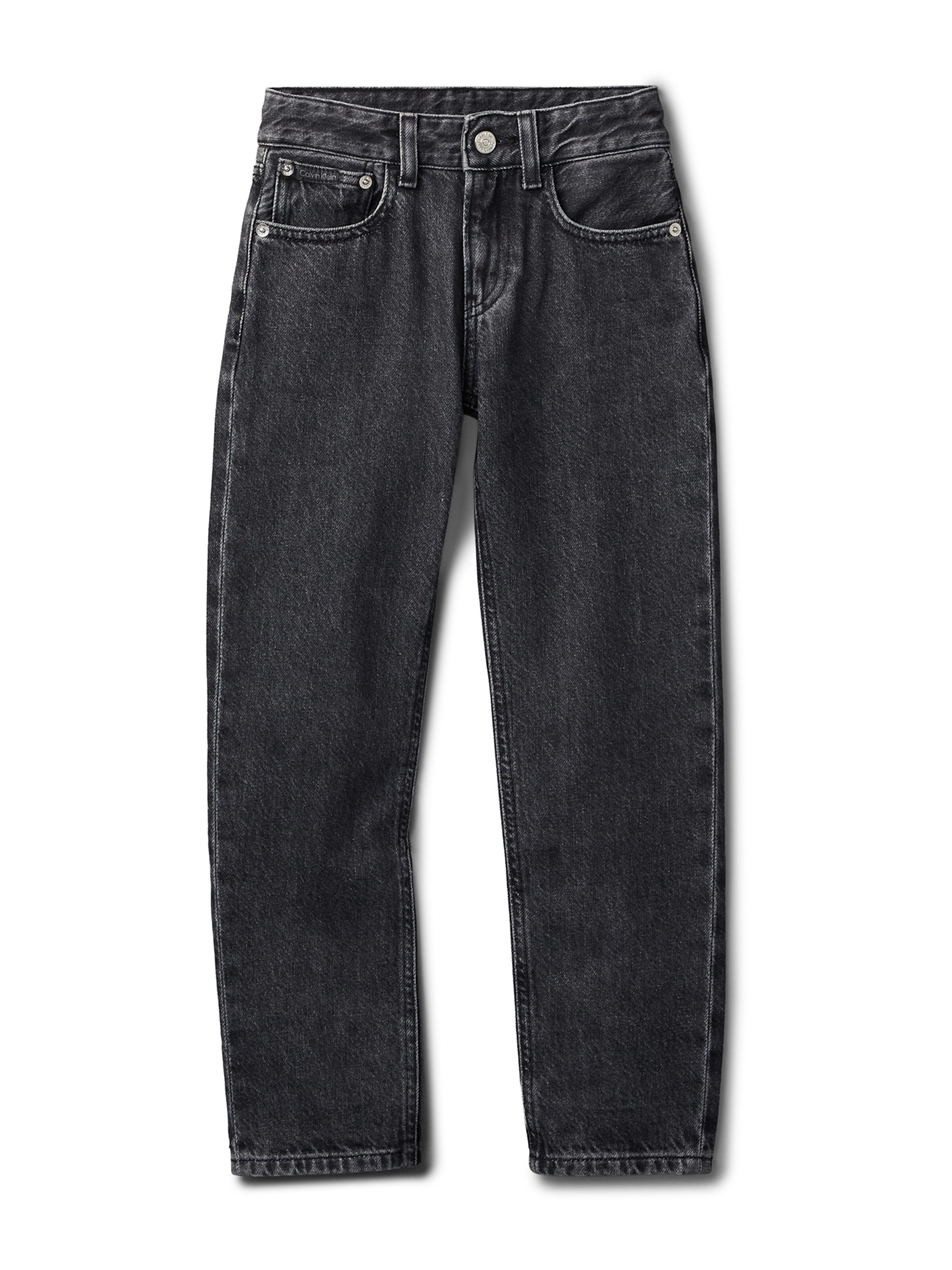 Calvin Klein Jeans Normální Džíny – černá: přední strana