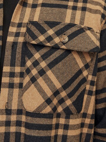 JACK & JONES Comfort fit Overhemd in Bruin