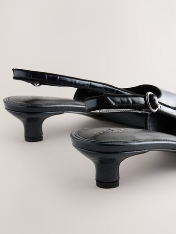 Next Лодочки с открытой пяткой 'Forever Comfort®' в Синий