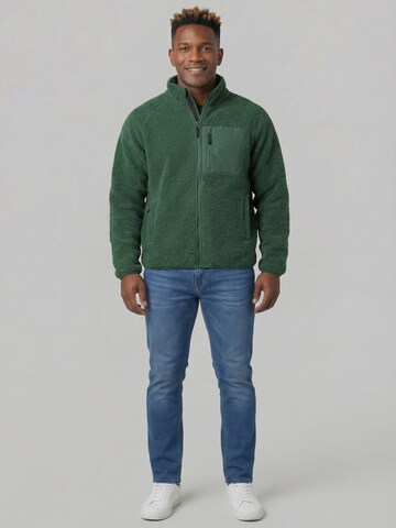 Derbe Fleece Jacket 'Kuschelby' in Green