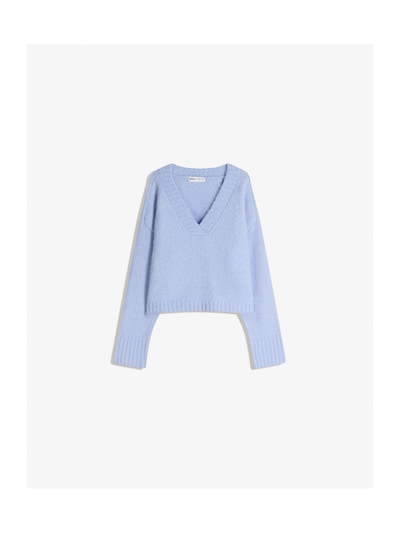 Bershka Sweater in Light blue, Item view