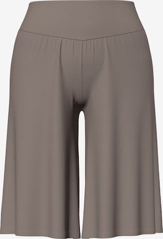 Ulla Popken Wide Leg Shorts in Braun: Vorderseite