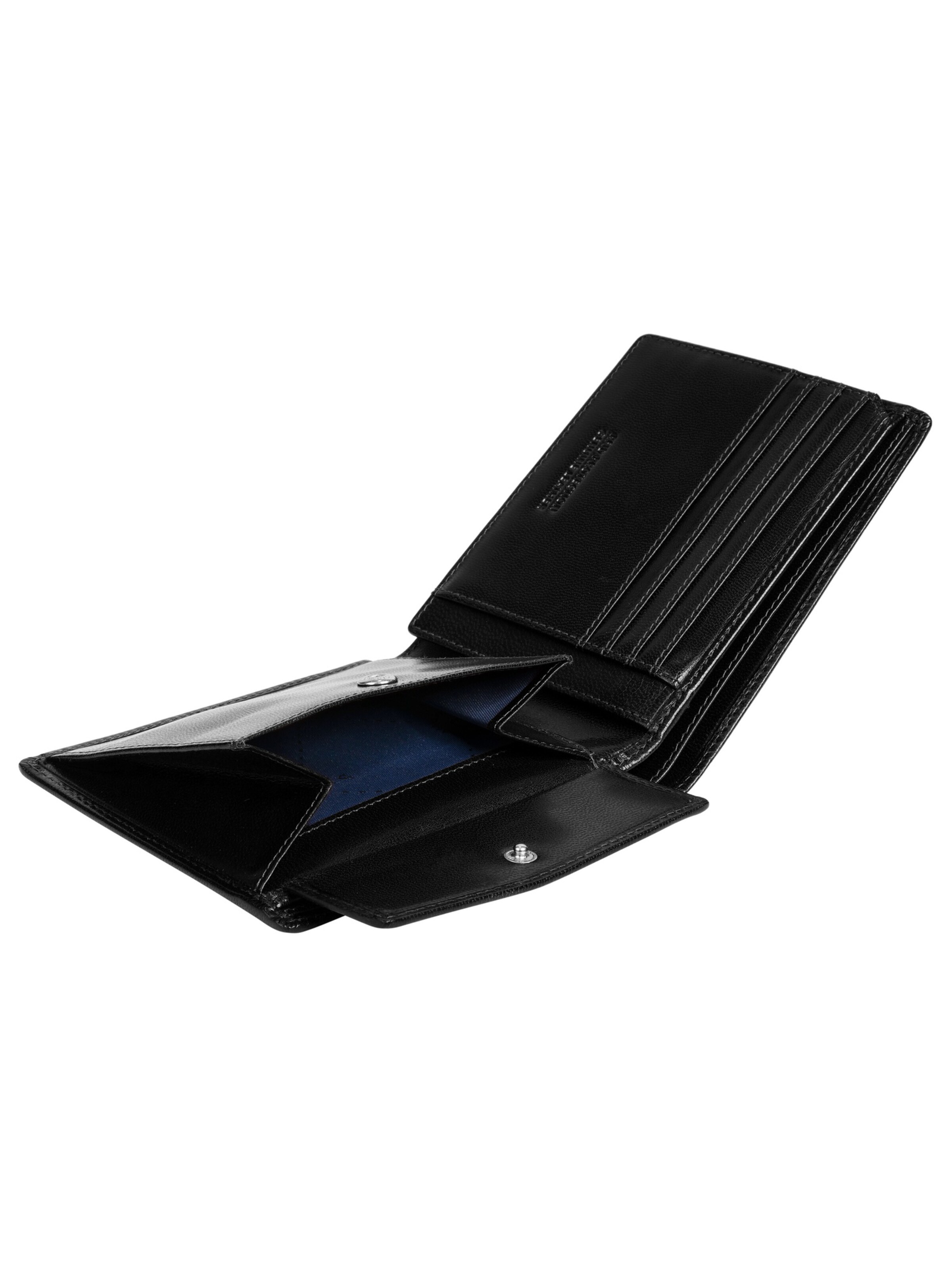 bugatti Portemonnaie 'LUCIDO'‌‌‌‌‌‌‌‌ in Schwarz