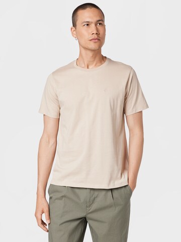 Rotholz T-Shirt in Beige: predná strana