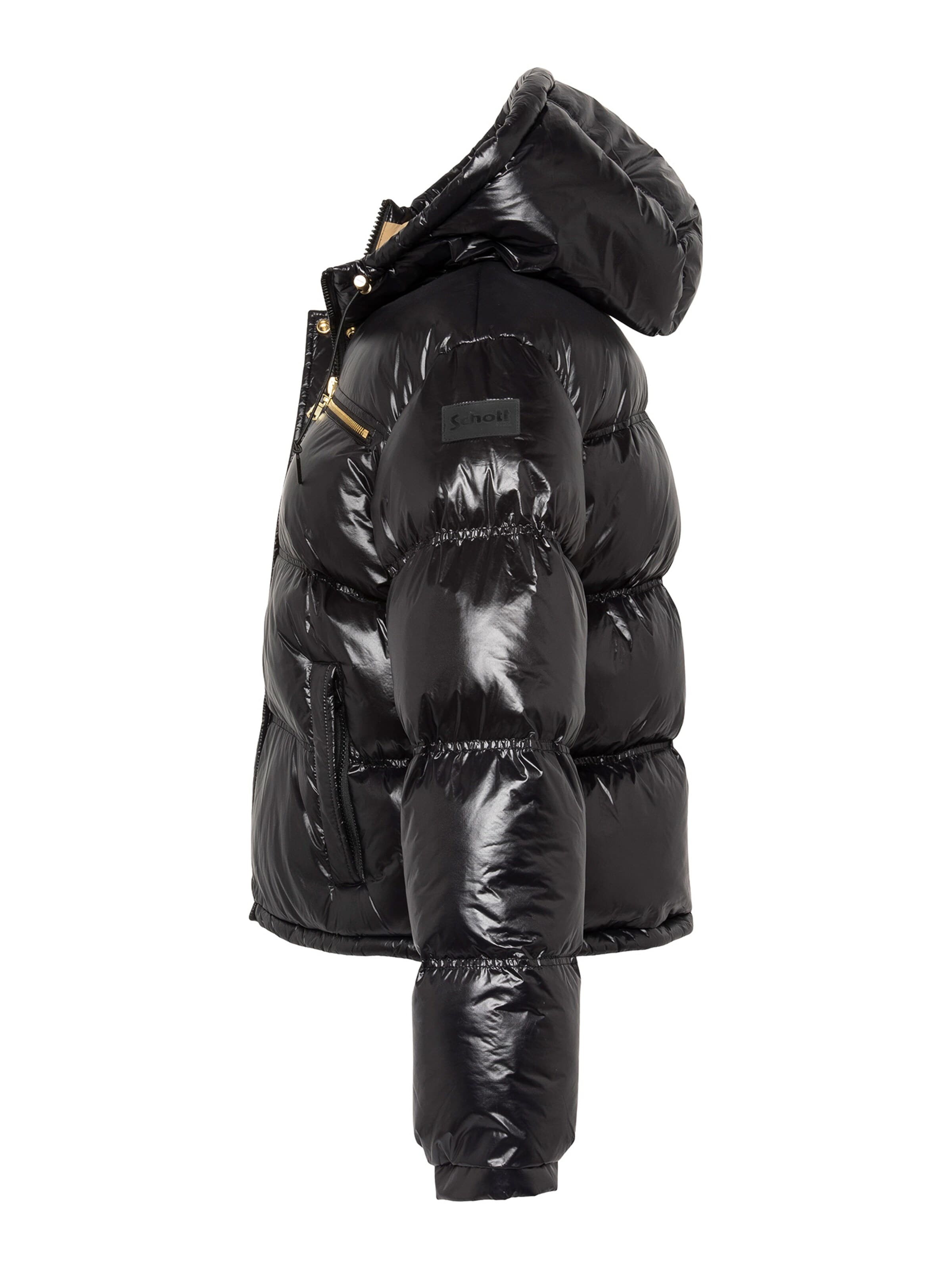 Manteau d’hiver Schott NYC en noir