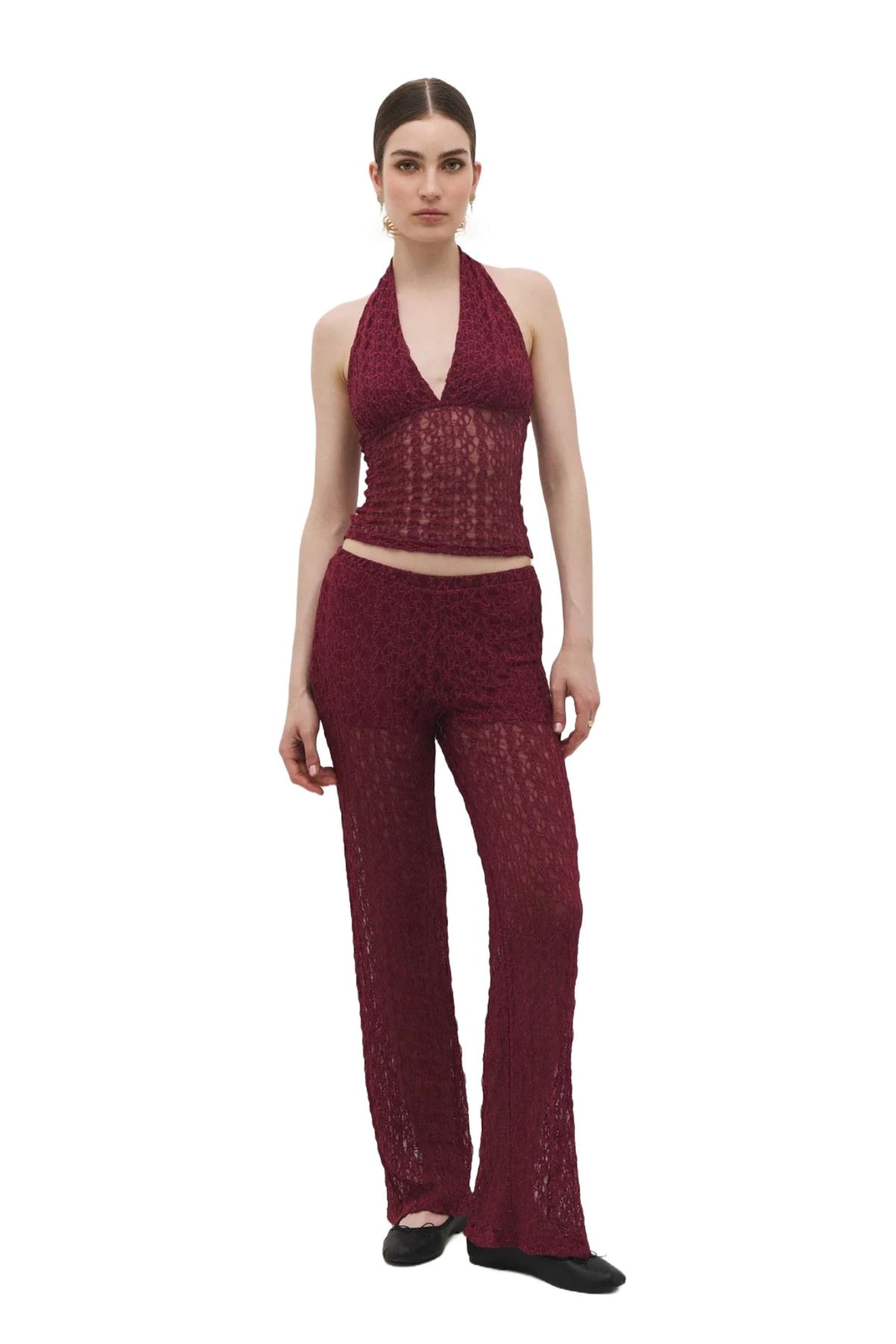 No Matter What Regular Trousers in Red