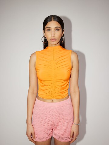 LeGer by Lena Gercke - Top 'Ingeborg' en naranja: frente