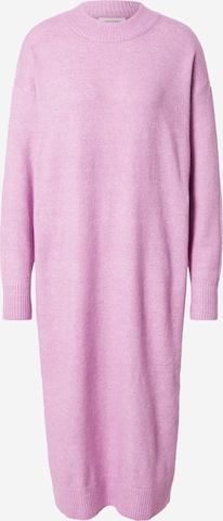 Monki Knitted dress in Pink: front