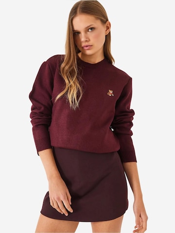 Bianco Lucci - Pullover em vermelho: frente