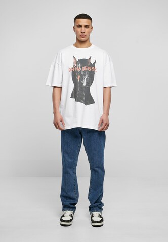 9N1M SENSE T-Shirt 'Sence Dog' in Weiß