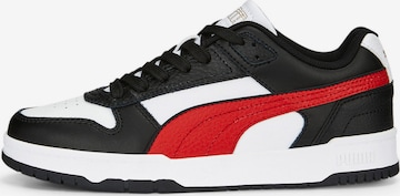 PUMA Athletic Shoes in Black: front