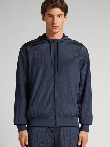 IUMAN Intimissimi Uomo Between-Season Jacket in Blue: front