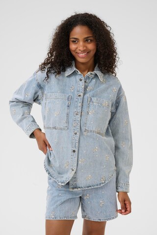 Kaffe Jacke 'Babeth' in Blau: Vorderseite