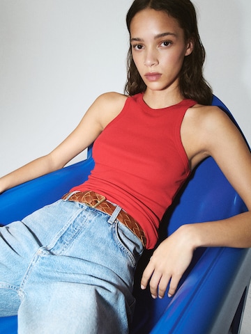 MANGO Top 'AMANDA' in Rot: Vorderseite