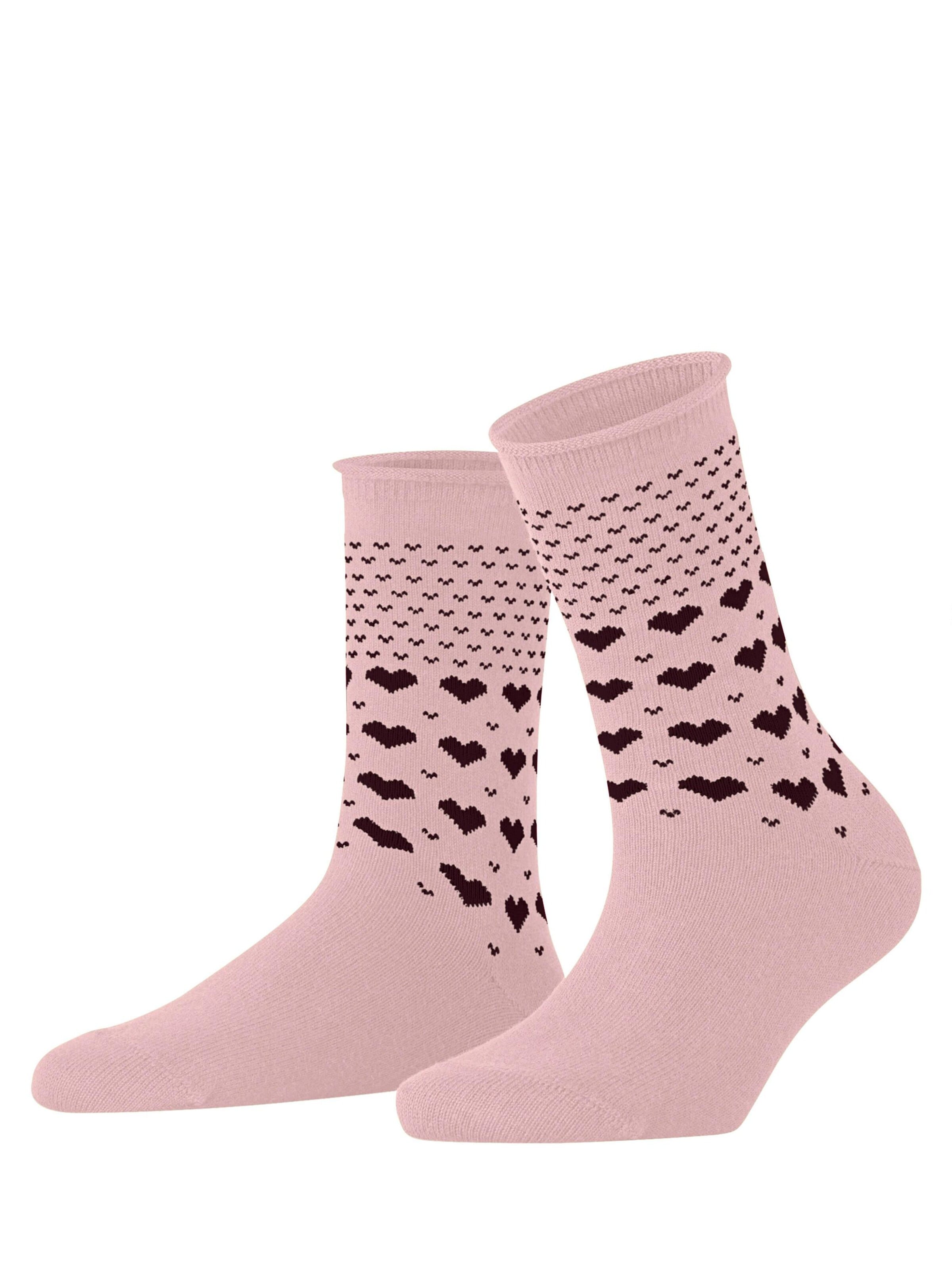 ESPRIT Socken 'Warming Hearts'‌‌‌‌‌‌‌‌ in Pink