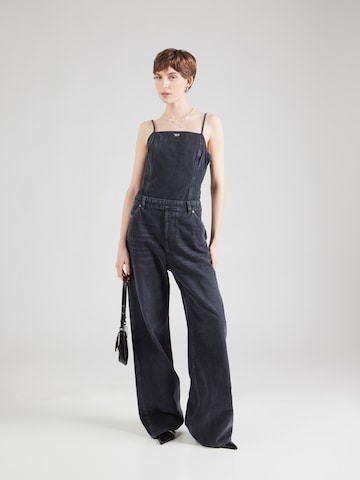 DIESEL Jumpsuit 'DE-VORS' in Schwarz: Vorderseite