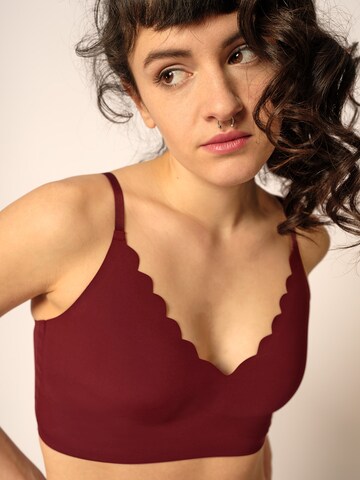 Skiny Bustier BH 'Micro Lovers' in Rot: Vorderseite