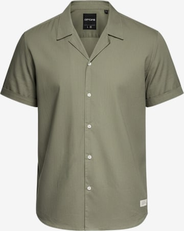 Ombre Overhemd 'SHSS-0168' in Groen: voorkant