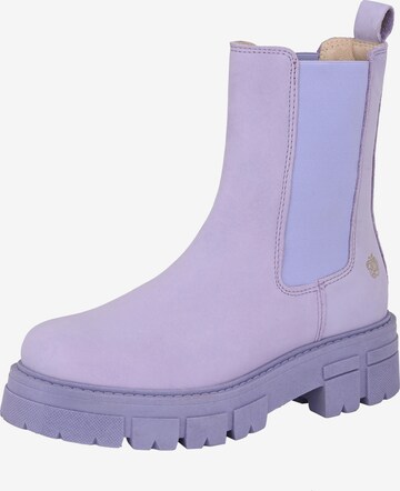 Chelsea Boots 'CONNY' Apple of Eden en violet : devant