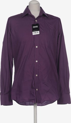 Charles Vögele Button Up Shirt in XS in Purple: front