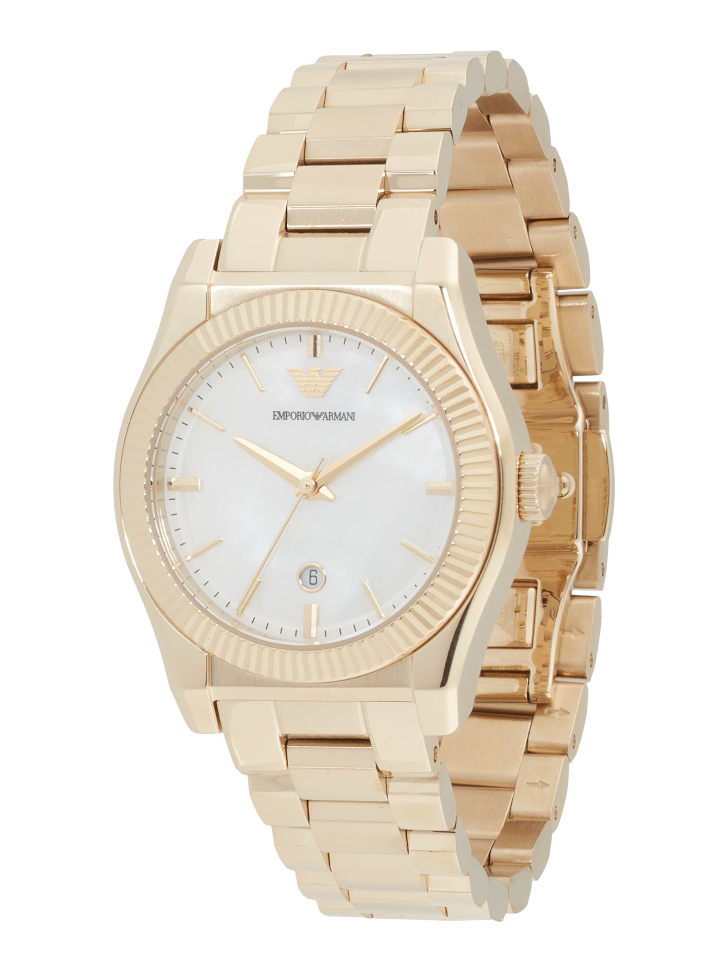 Emporio Armani Analog klocka i guld: framsida