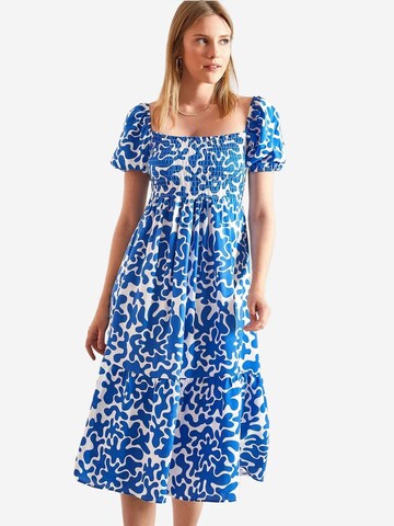 Bianco Lucci Jurk in Blauw