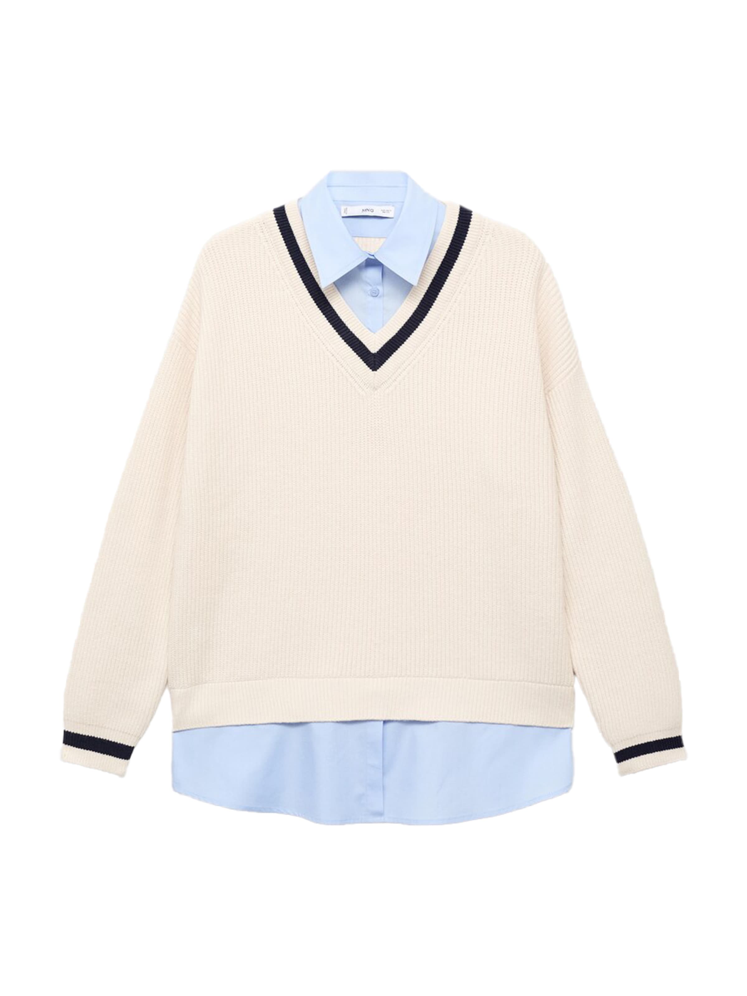 MANGO Пуловер 'CHIARA' в бежово: отпред