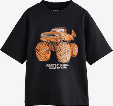 juoda Next Marškinėliai: priekis