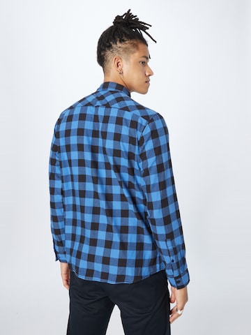 ESPRIT Regular fit Button Up Shirt in Blue