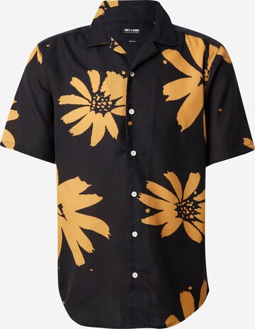 Only & Sons Regular fit Overhemd 'FLOWER' in Blauw: voorkant