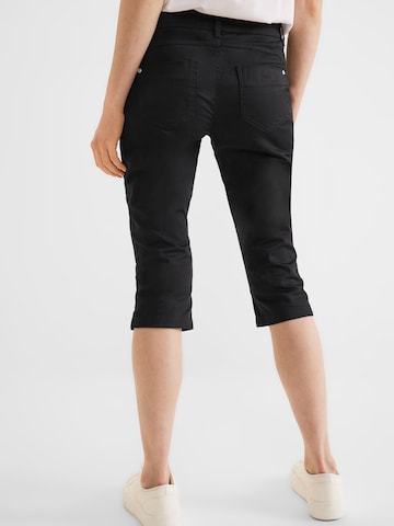 STREET ONE Slimfit Jeans in Schwarz