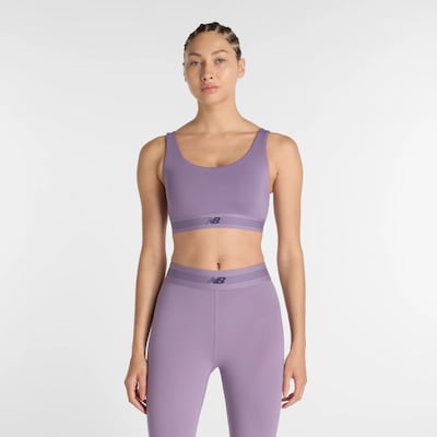 new balance Soutien-gorge de sport en lavande, Vue avec produit